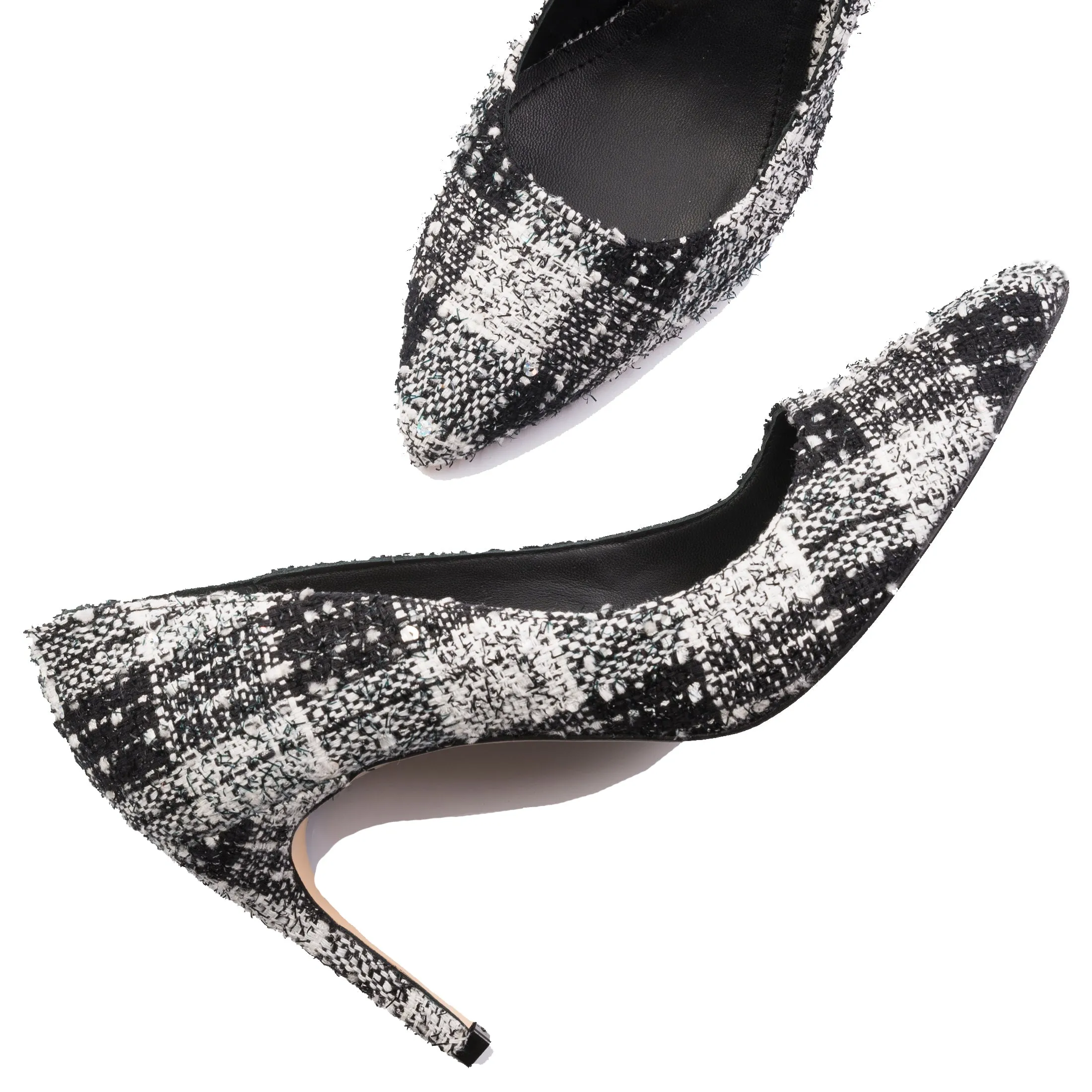 MELANIA BLACK CHECK