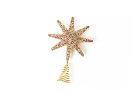 Multi Beaded Star Small Tree Topper