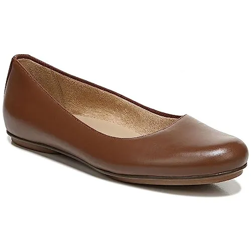 Naturalizer Womens Maxwell Round Toe Comfortable Classic Slip On Ballet Flats