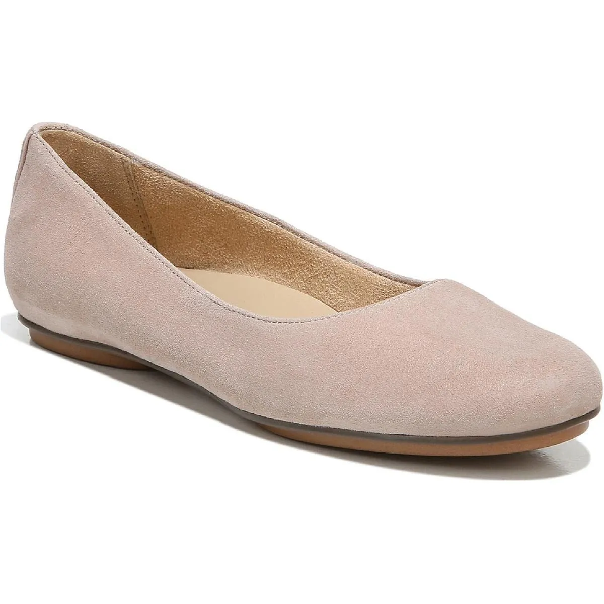 Naturalizer Womens Maxwell Round Toe Comfortable Classic Slip On Ballet Flats