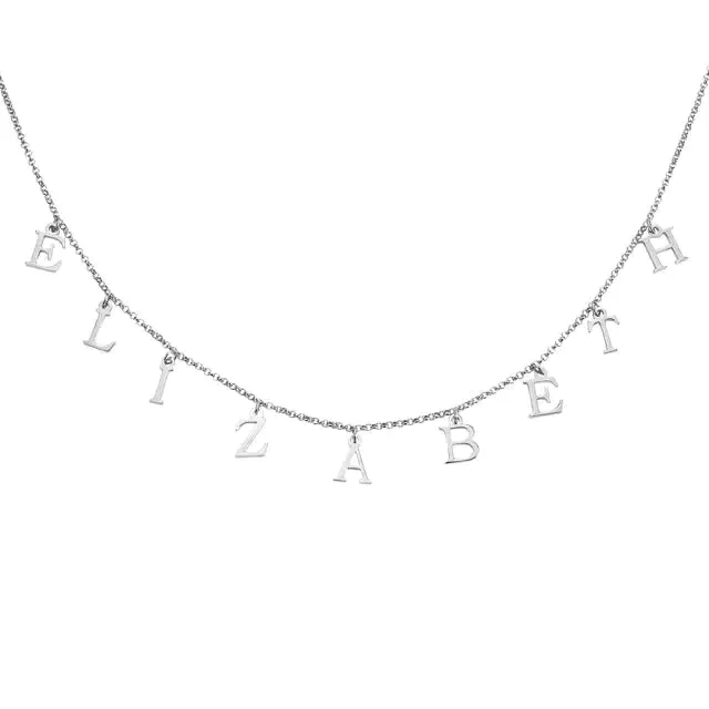 Personalize Your Initial Letters Necklace