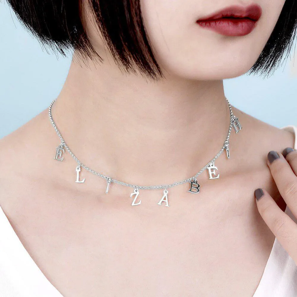 Personalize Your Initial Letters Necklace