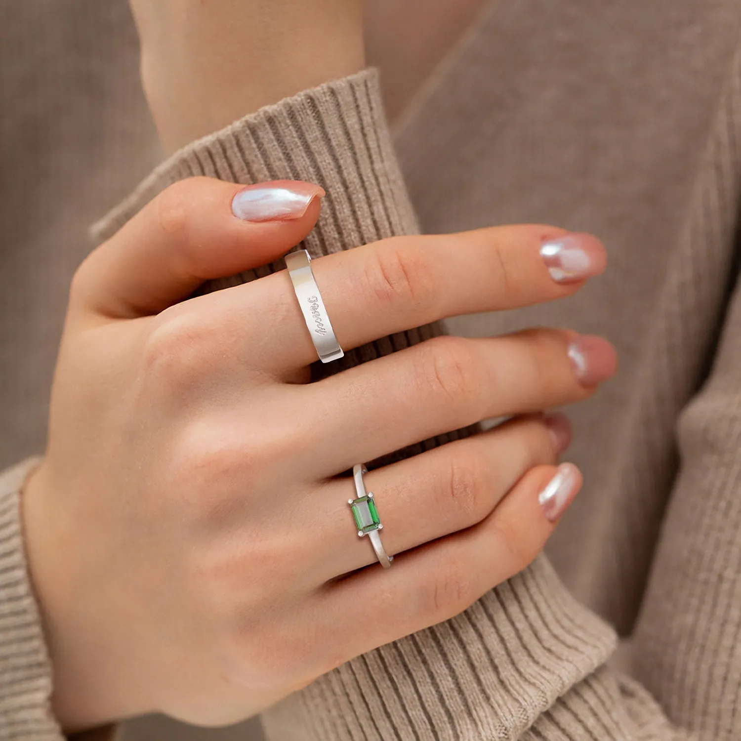 Personalized Engraved Name Ring | 4mm