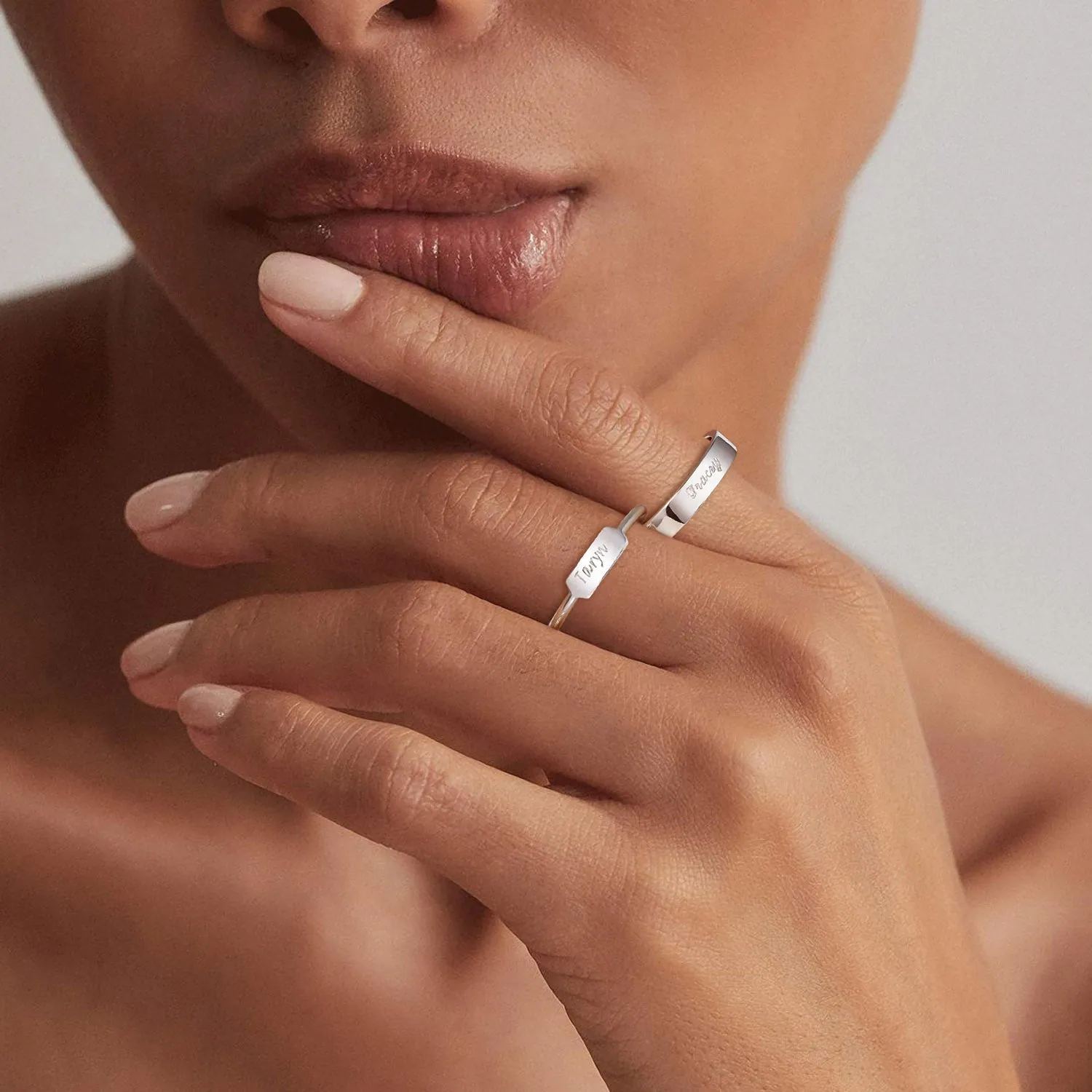 Personalized Engraved Name Ring | 4mm