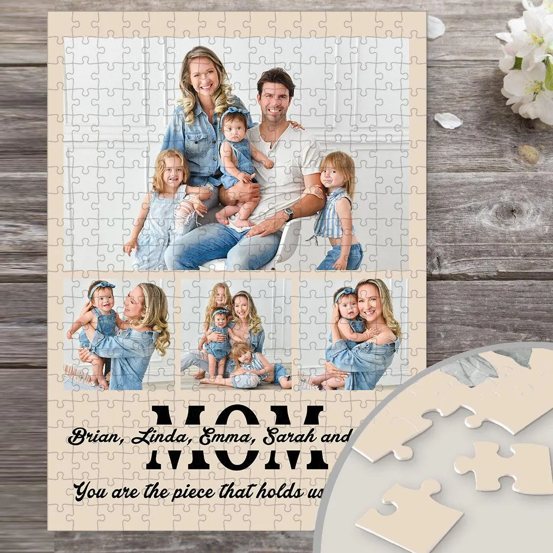Personalized Puzzle Make A Puzzle With Your Photos - Jigsaw Puzzle Picture for Mother's Day - Mother's Day Gift