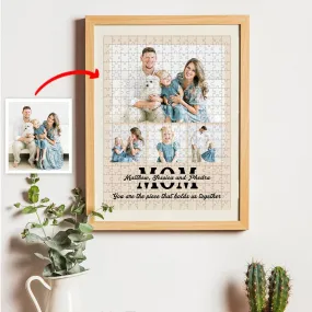 Personalized Puzzle Make A Puzzle With Your Photos - Jigsaw Puzzle Picture for Mother's Day - Mother's Day Gift