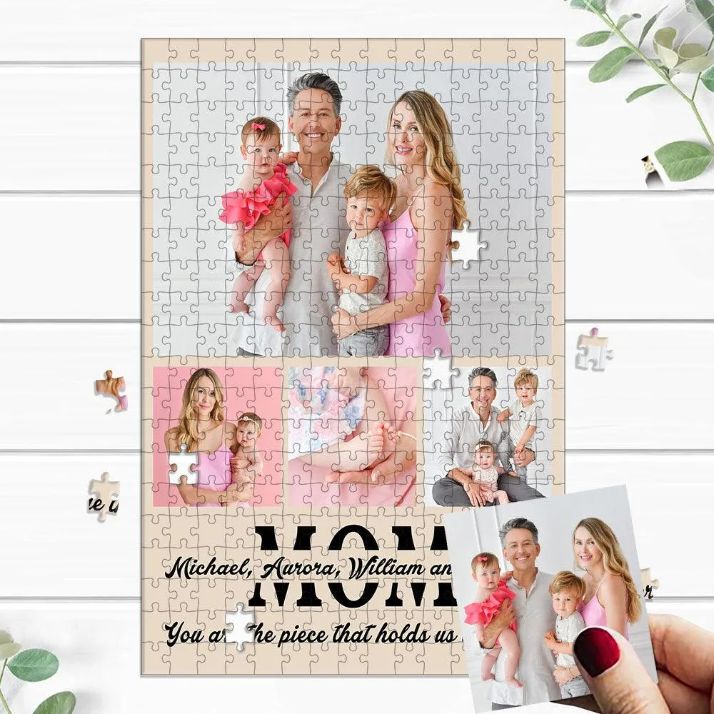 Personalized Puzzle Make A Puzzle With Your Photos - Jigsaw Puzzle Picture for Mother's Day - Mother's Day Gift