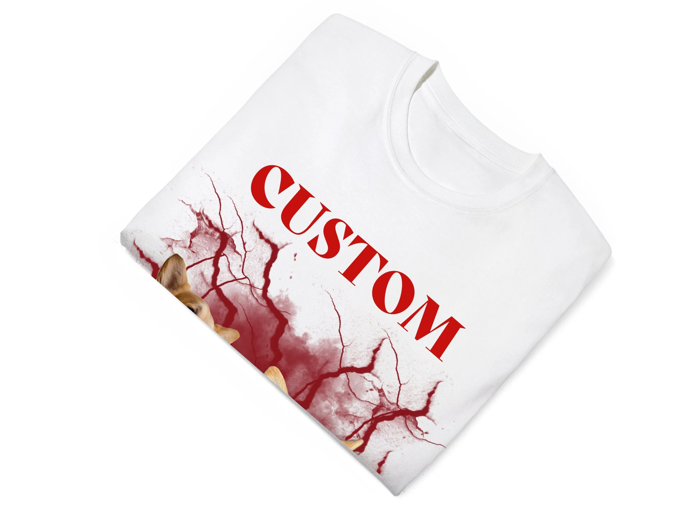 Pet Portrait Custom Dog Shirt Gift for Dog Mom