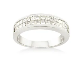 Princess Yasmine 18ct White Gold set with 3/4 carat of Diamonds