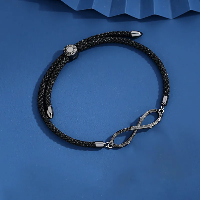 Promise Bracelet Sterling Silver Infinity Bracelets For Couples