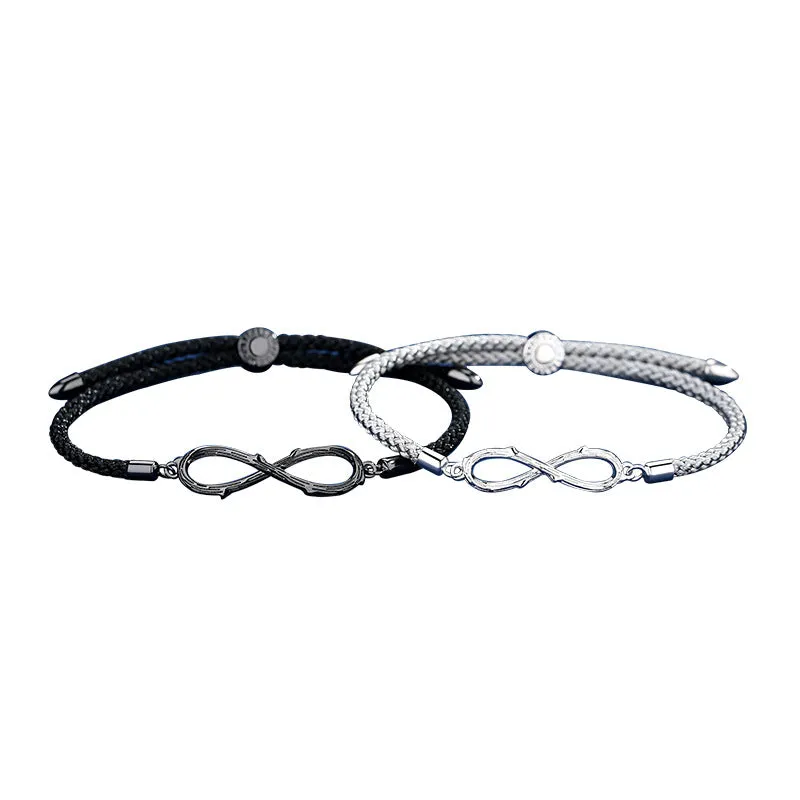 Promise Bracelet Sterling Silver Infinity Bracelets For Couples