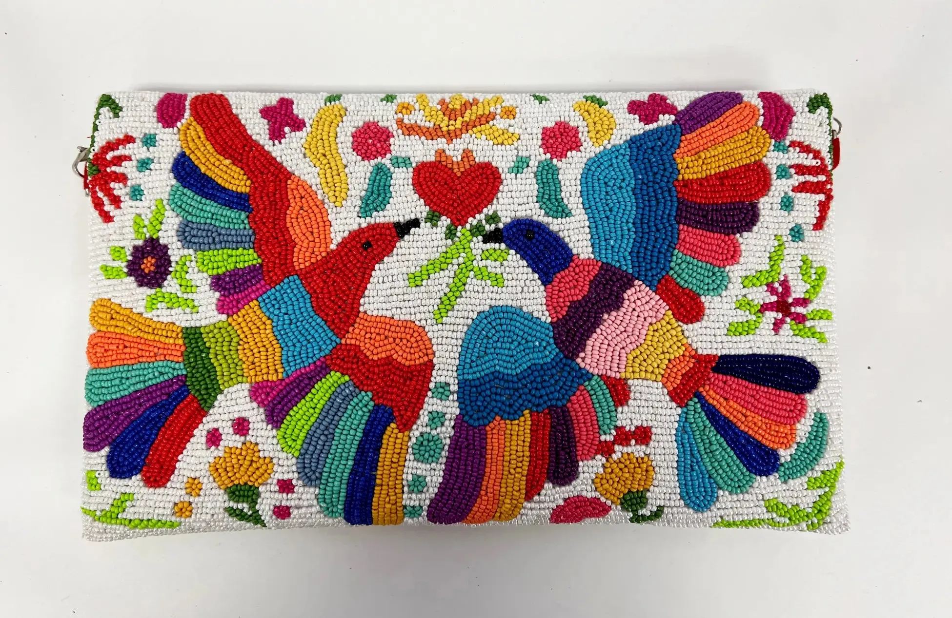RKID Beaded Otomi-Inspired Clutch