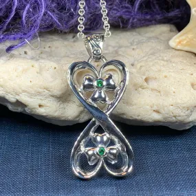 Shamrock Infinity Necklace