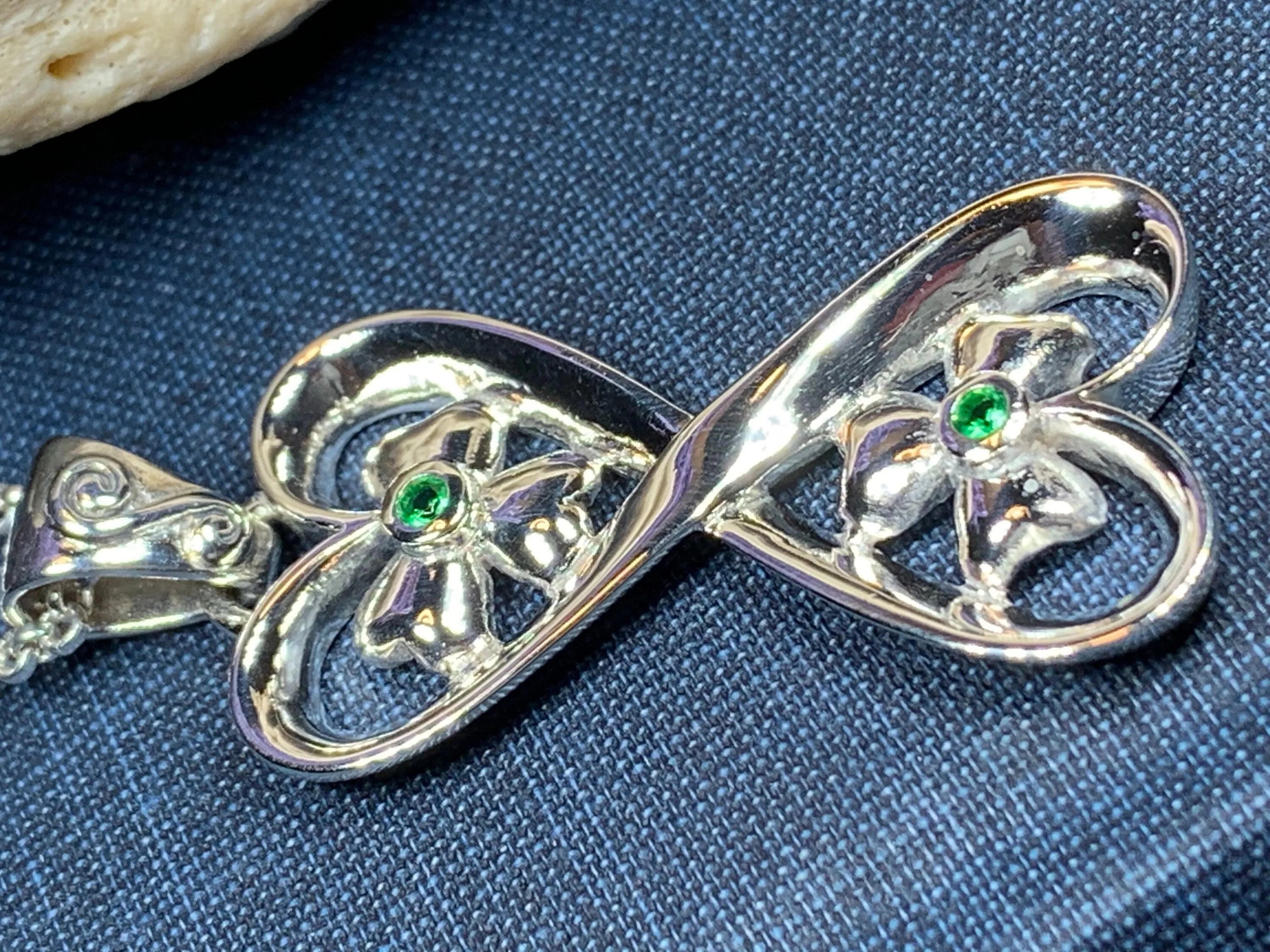 Shamrock Infinity Necklace