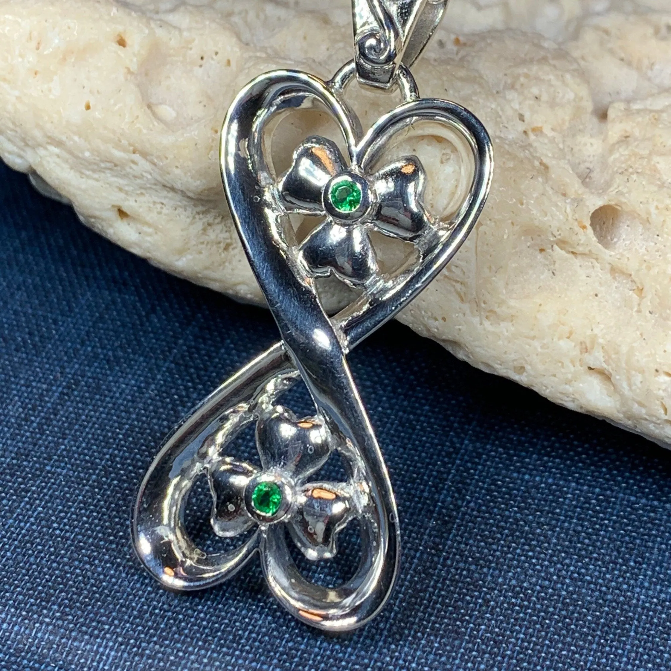 Shamrock Infinity Necklace