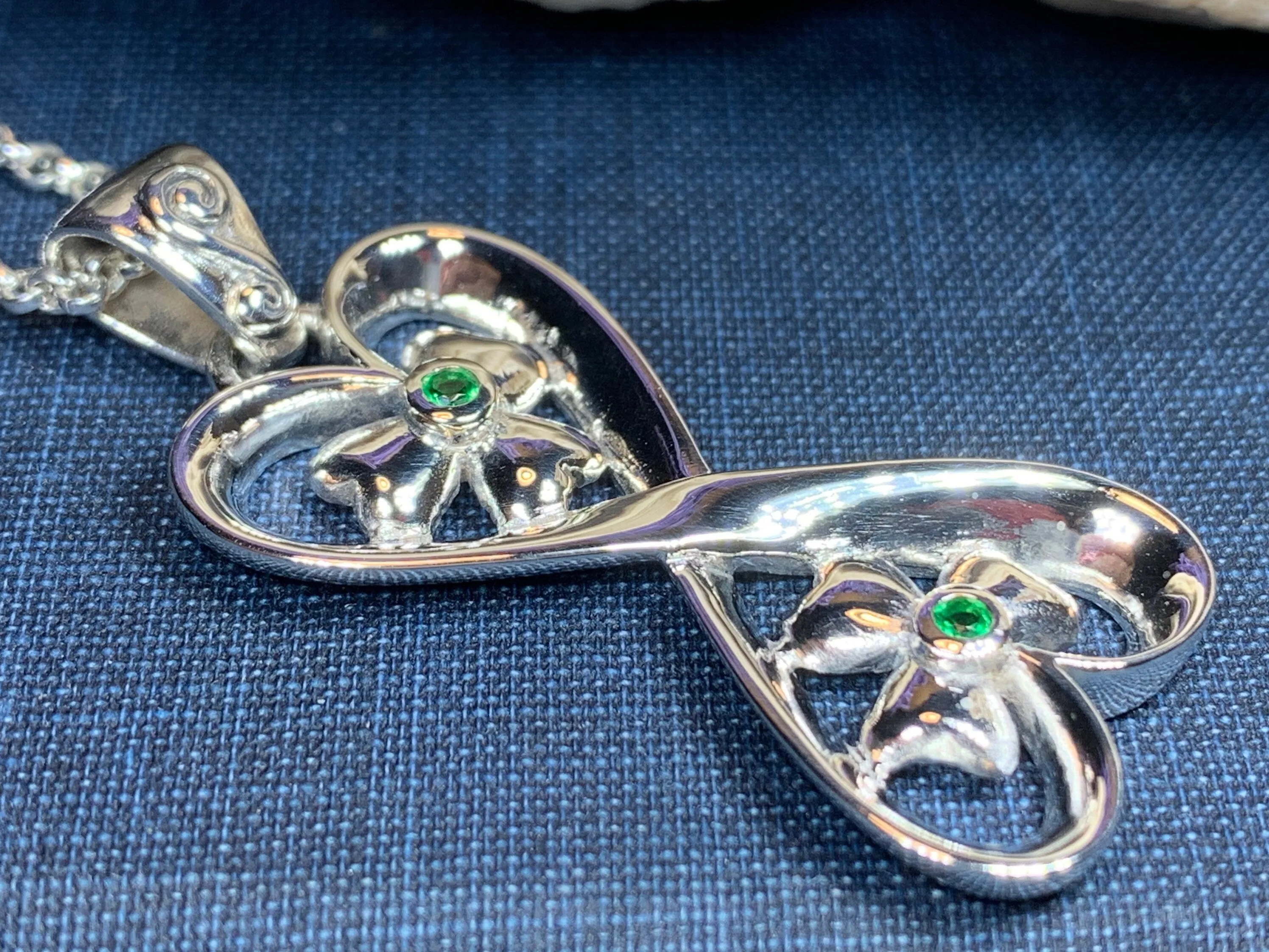 Shamrock Infinity Necklace