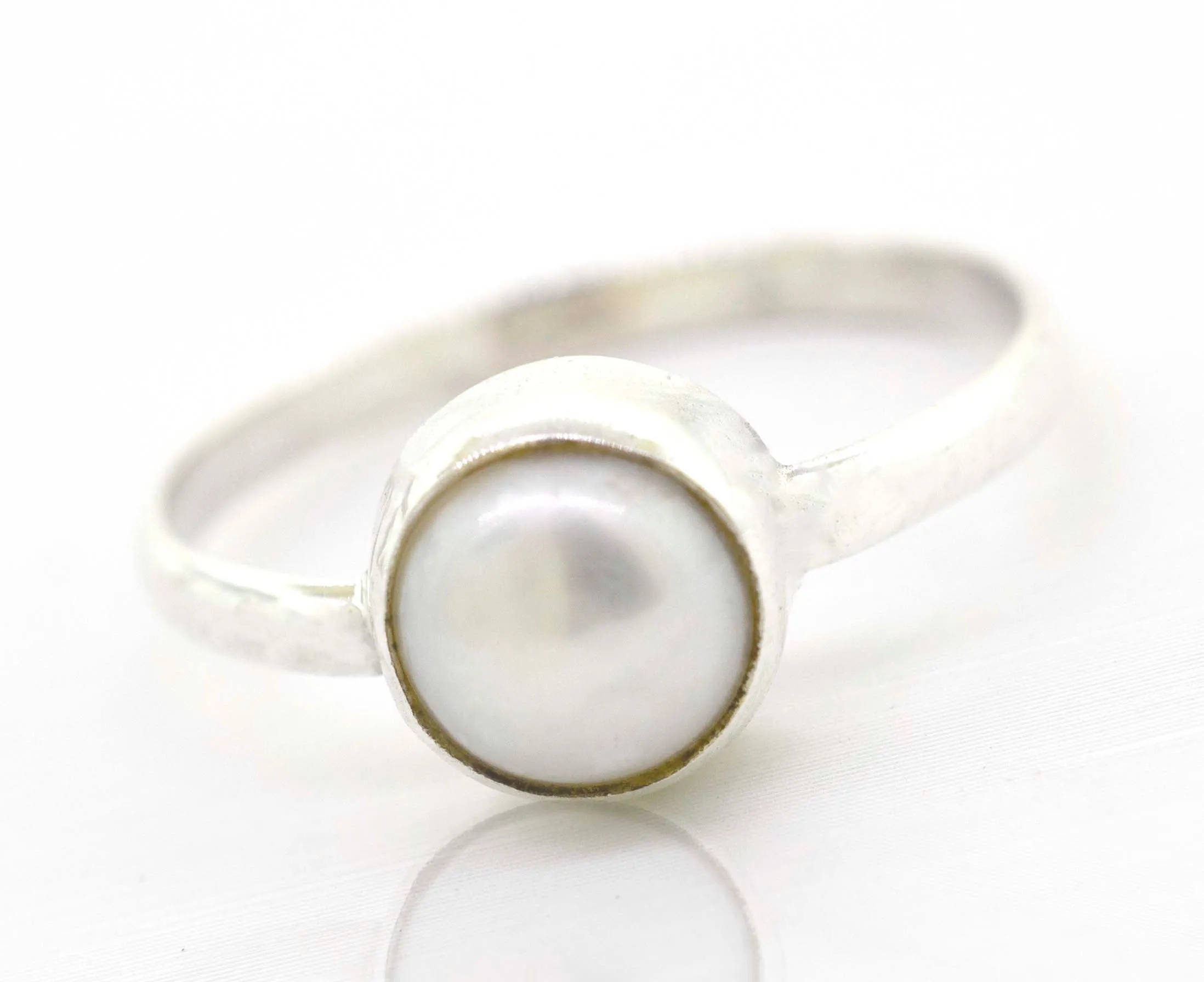 Simple Marquise Shaped Gemstone Ring