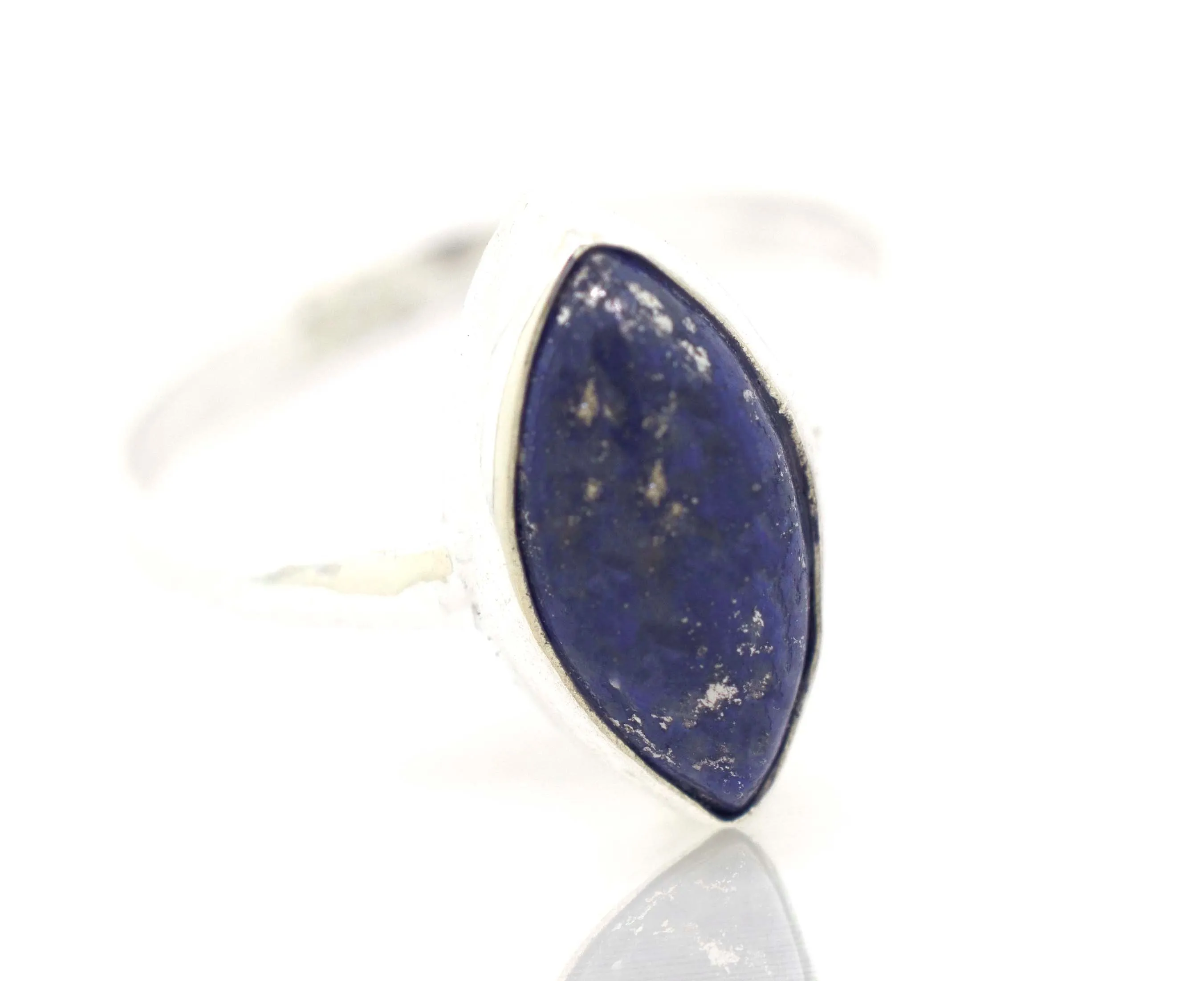 Simple Marquise Shaped Gemstone Ring