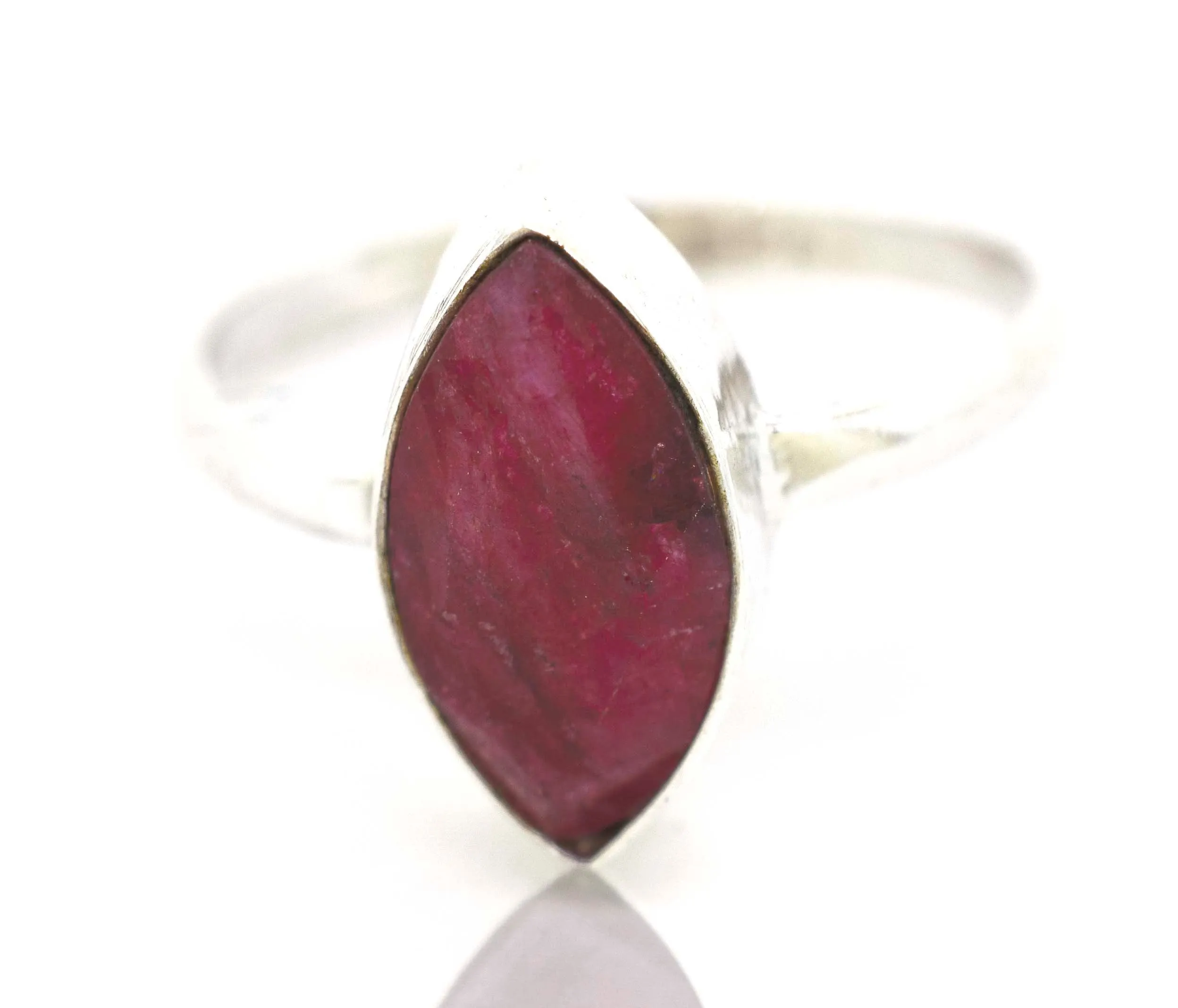 Simple Marquise Shaped Gemstone Ring