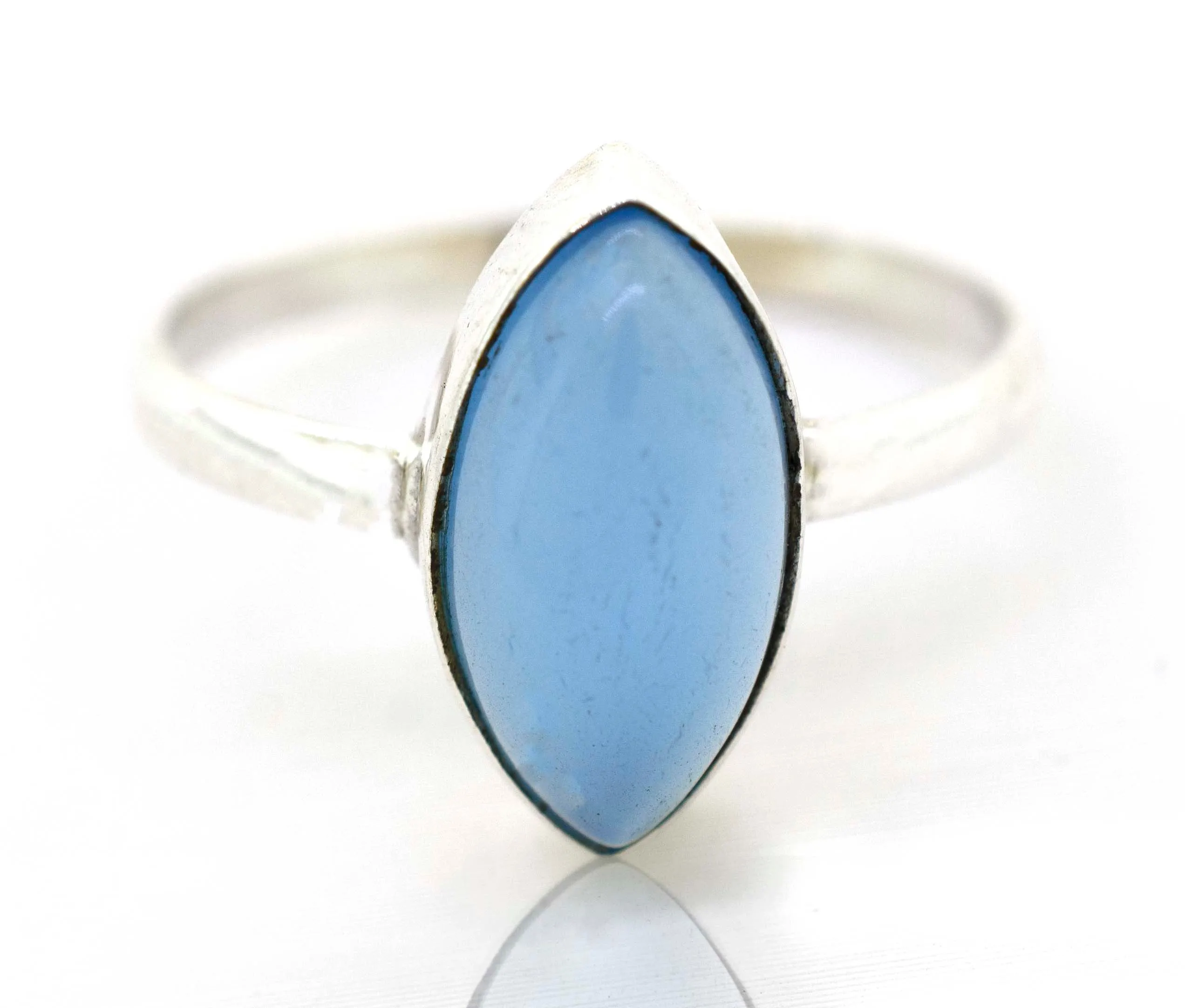 Simple Marquise Shaped Gemstone Ring