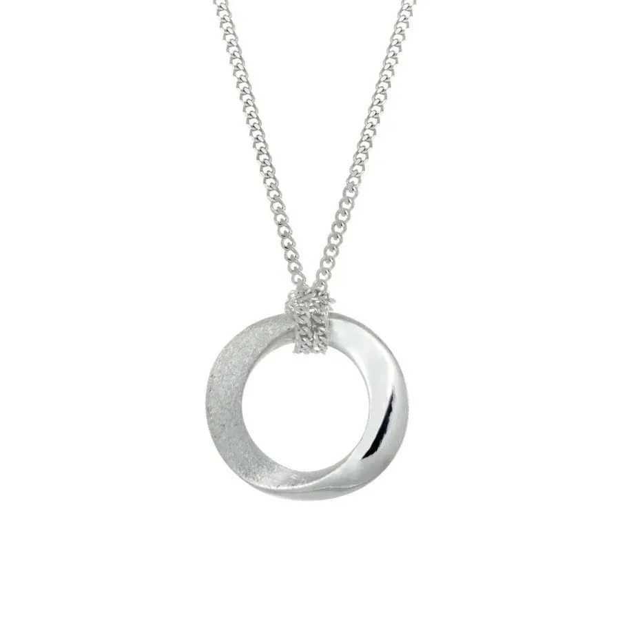 Small Infinity Open Cirlce Necklace