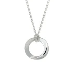 Small Infinity Open Cirlce Necklace