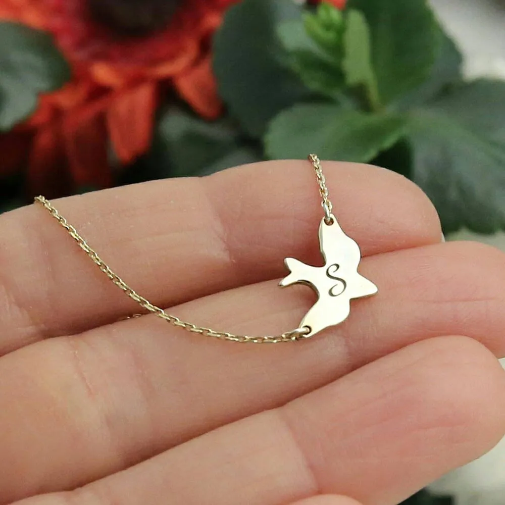 'Soar' 14K Gold Bird Bracelet