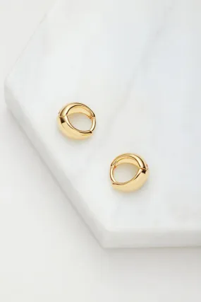 Steph Hoop Small | Gold