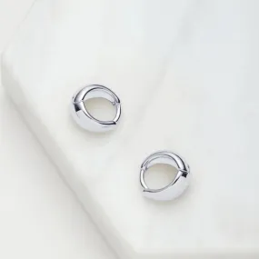 Steph Hoop Small - Silver