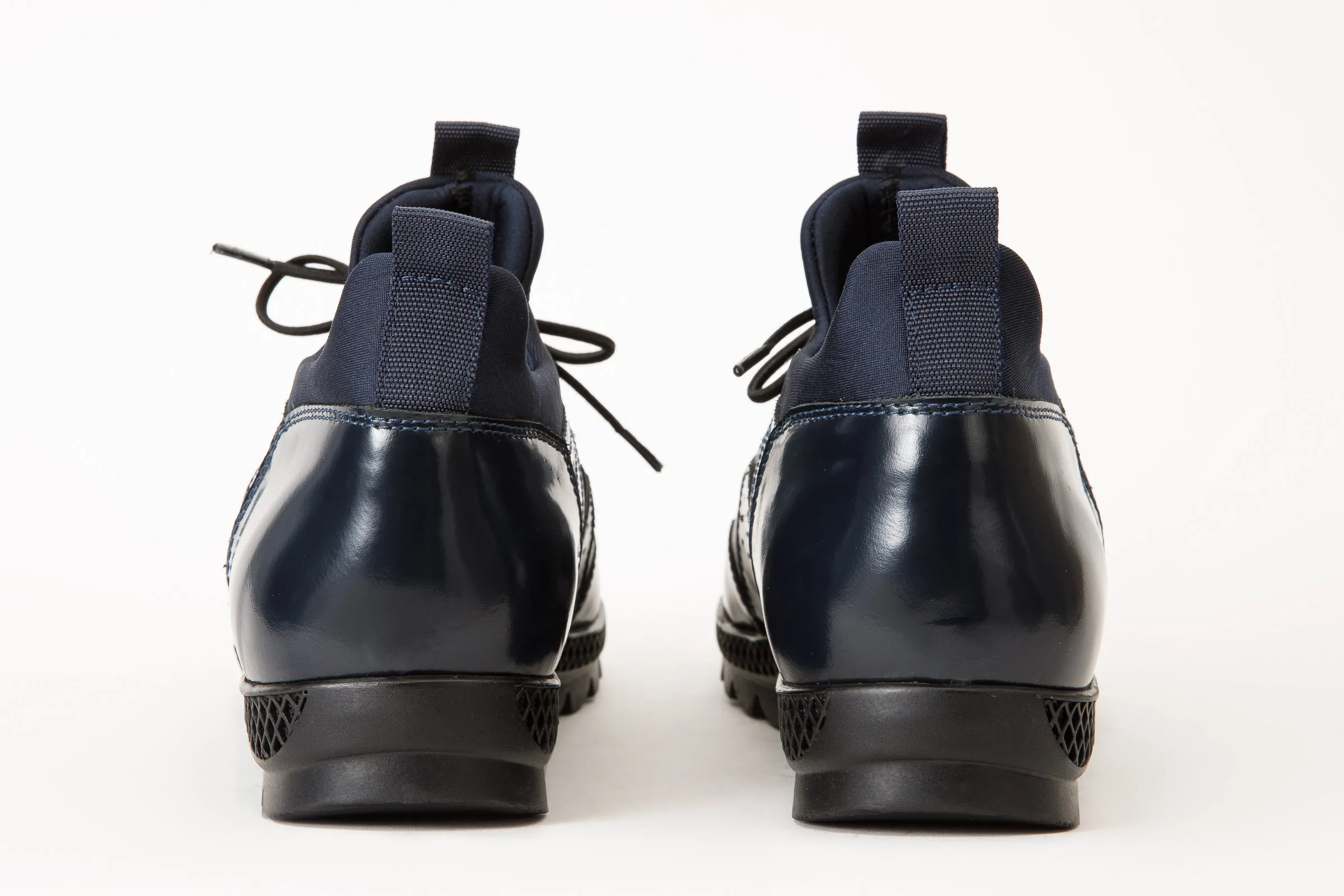 The Madrid Navy Blue Leather Casual  Men Shoe Final Sale!