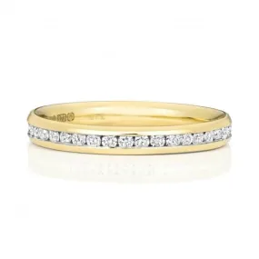 Wedding Band 18ct Gold Diamond Eternity Ring WQ230/I