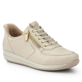 Wide-Fit Leather Trainers - RKR41515 / 326 831