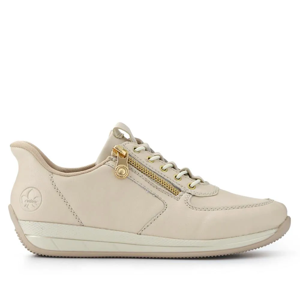 Wide-Fit Leather Trainers - RKR41515 / 326 831