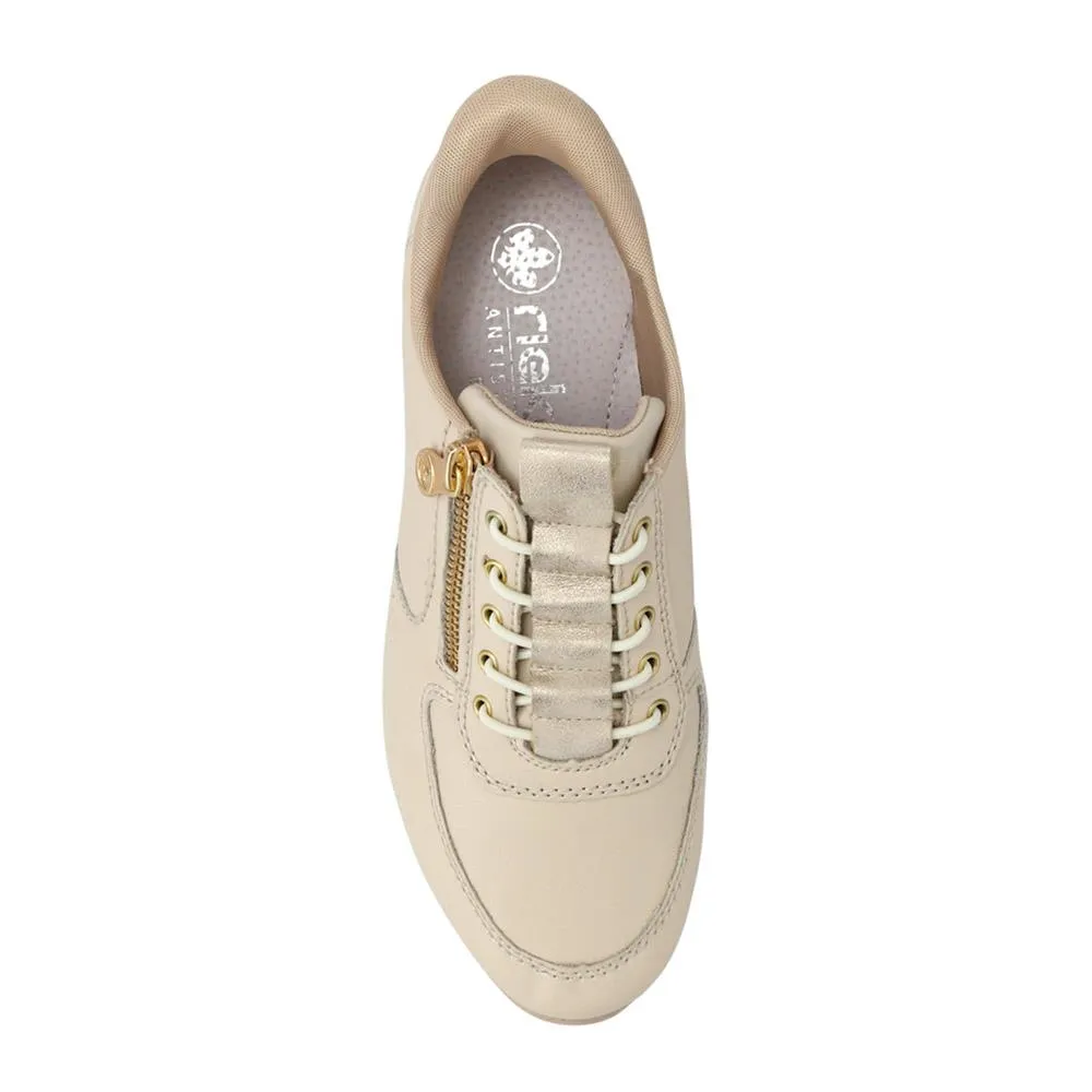 Wide-Fit Leather Trainers - RKR41515 / 326 831