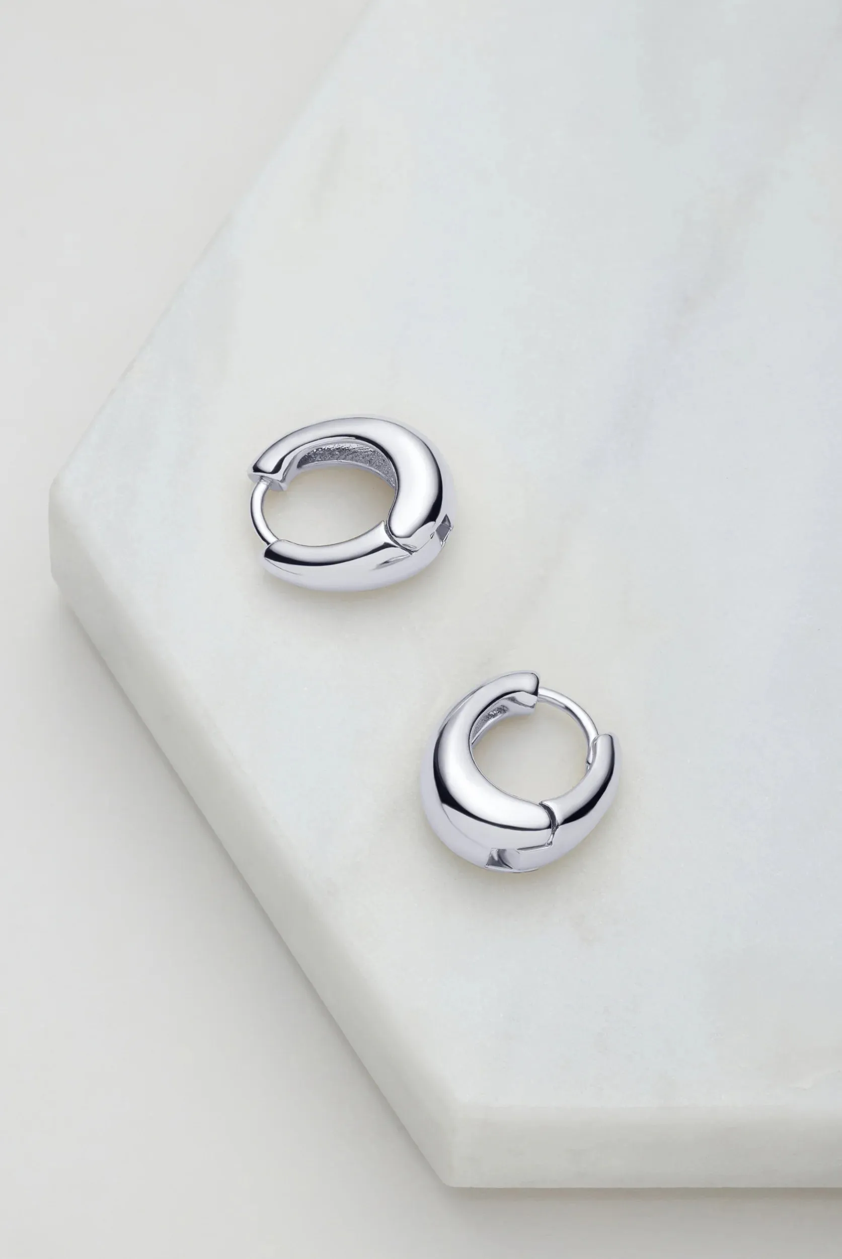 Zafino - Steph Hoop Medium (Silver)